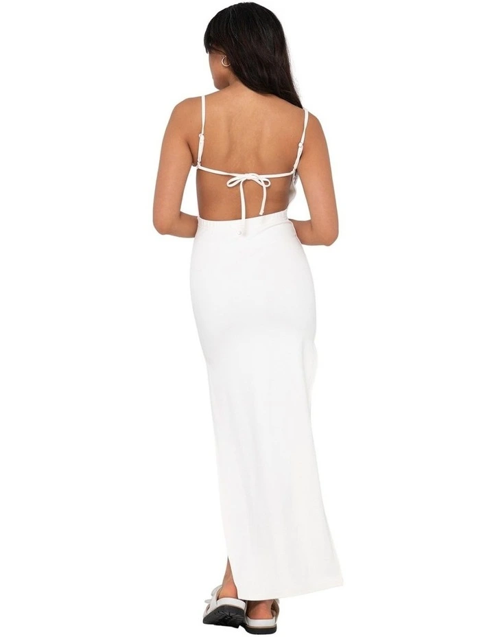 Vicky Slip Maxi Dress in White