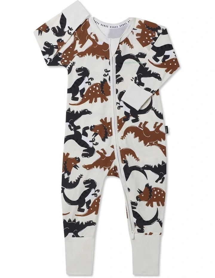 Baby Zip Wondersuit in Dinosaur Explore