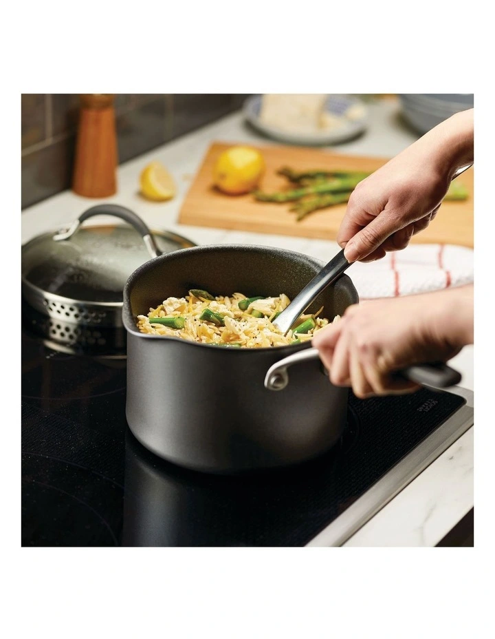 ScratchDefense A1 Nonstick Induction Covered Saucepan 18cm 2.8L in Grey