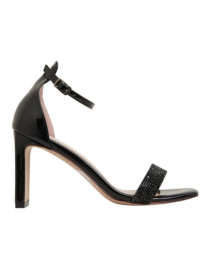 Hope Black Patent Sandals