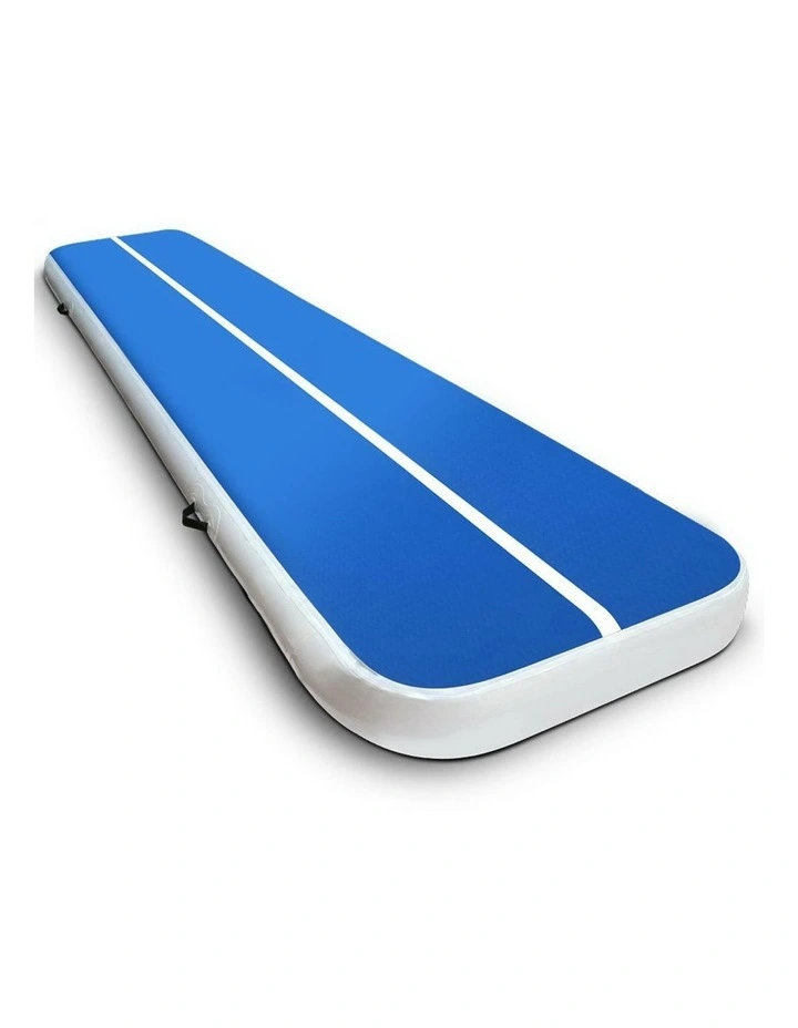Inflatable Air Track Mat 4m x 100cm in Blue