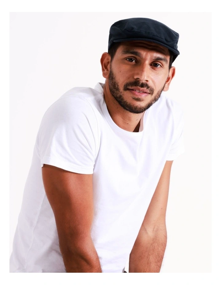 Lofty Driving Cap in Dark Navy