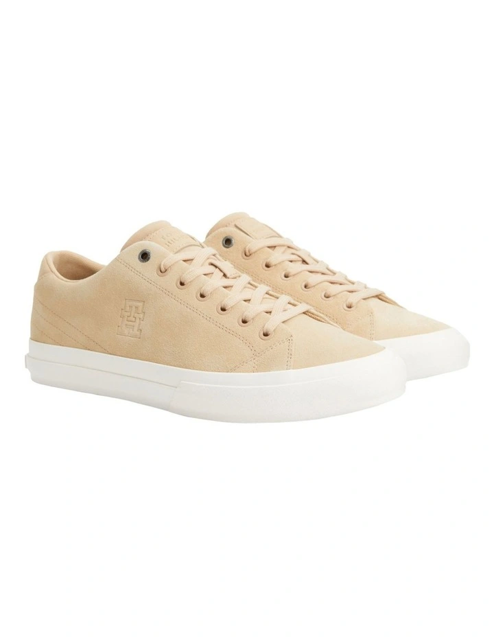 Hi Vulc Street Low Suede Shoe in Beige