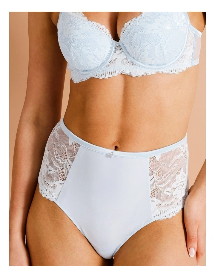 Harlow Luxe Full Brief in Ice Blue