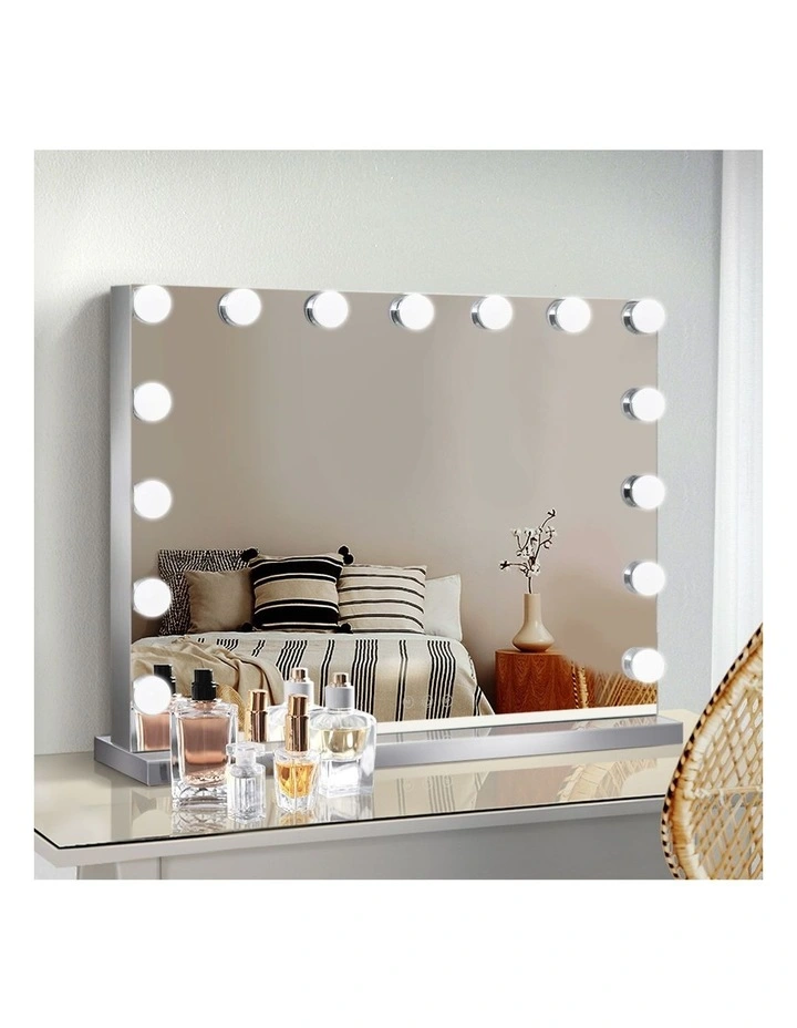 Hollywood 15 LED Light Makeup Mirror in Silver