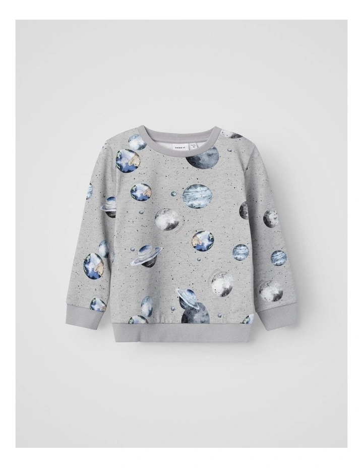 Norman Galaxy Sweat Top in Grey