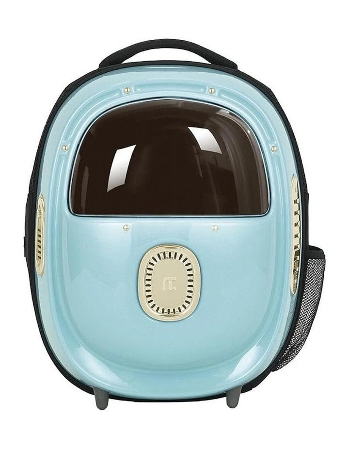 Pet Backpack With Air Circulation in Blue