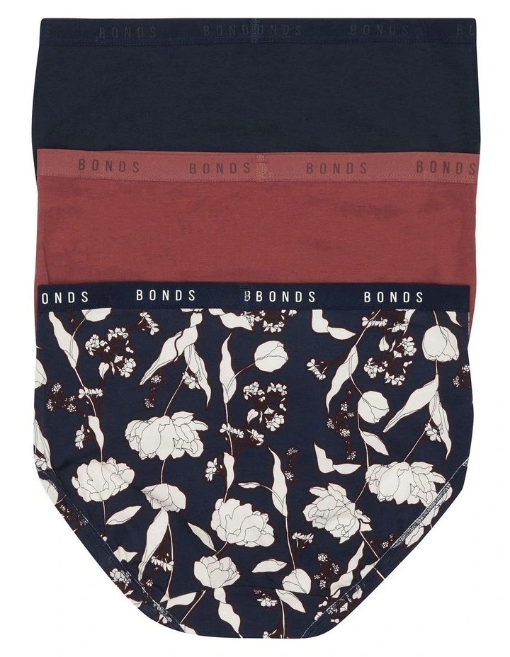 Cottontails Full Brief 3 Pack in Love Me Better