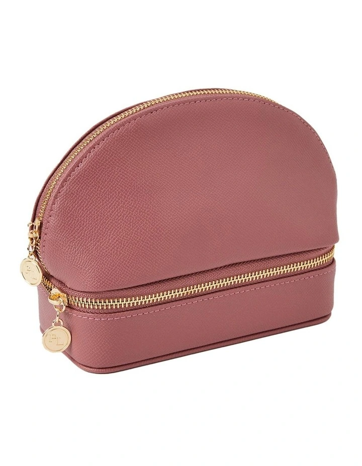 Amara Cosmetic & Jewellery Holder Case in Pink