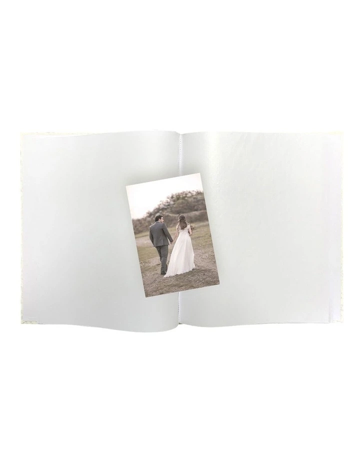 Dry Mount Photo Album Lace Wedding 300x365cm in White