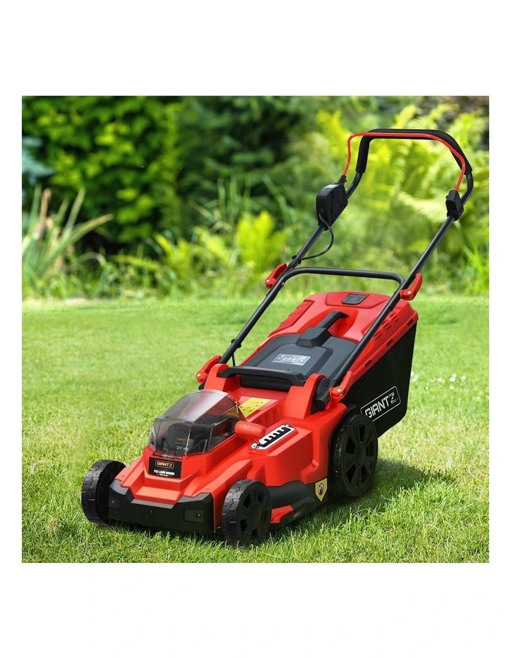 Cordless Lawn Mower 40V Battery in Red