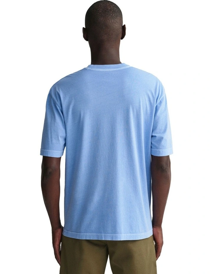 Sunfaded GANT USA T-shirt in Gentle Blue