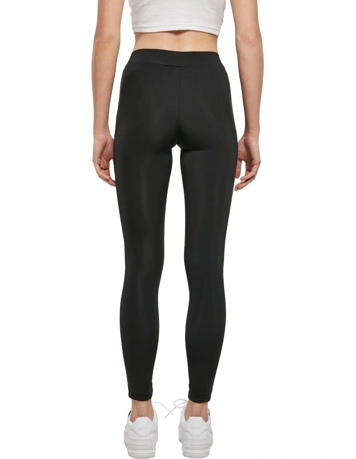 Tech Mesh Active Leggings in Black