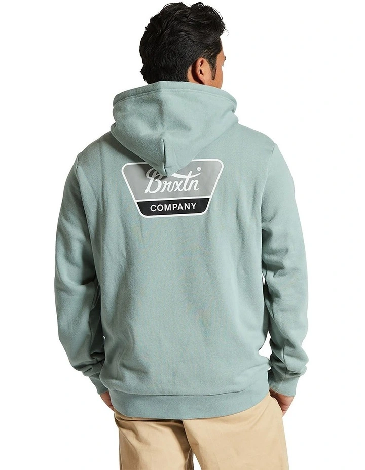 Brixton Linwood Hoodies in Chinois Green