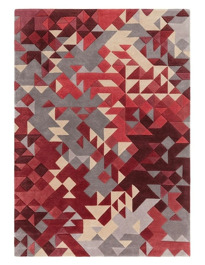 Asiatic Enigma Rug in Red