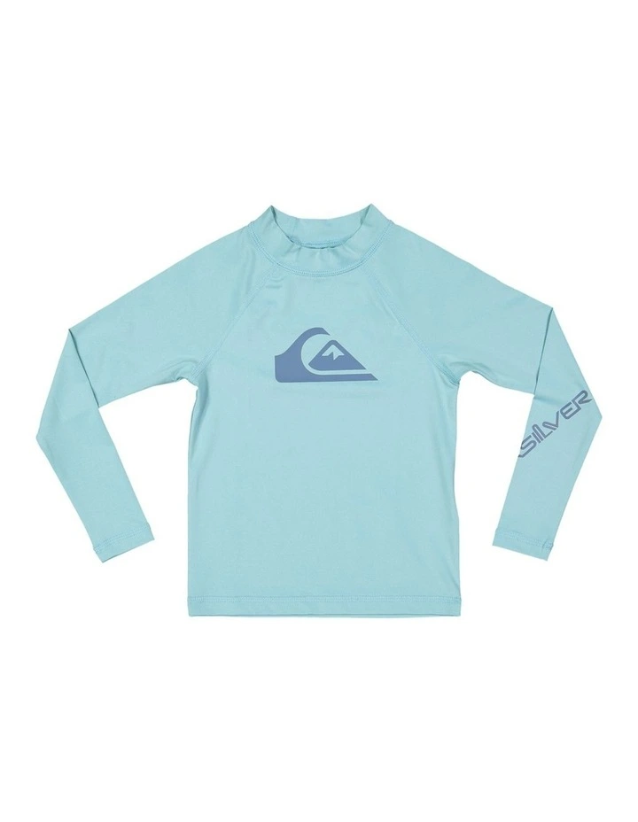 All Time Long Sleeve Rash Guard in Reef Waters