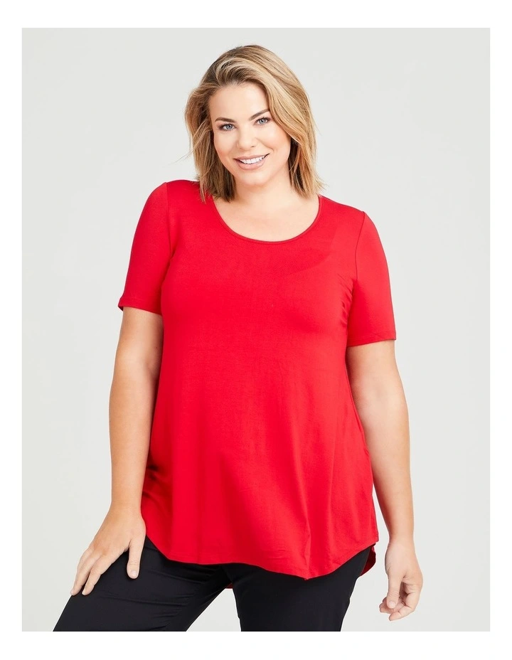 Bamboo Base Short Sleeve Top