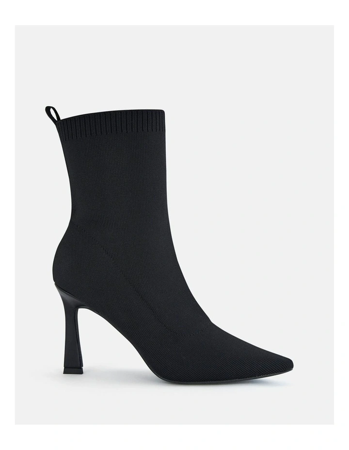 Kroc Boots in Black Knit