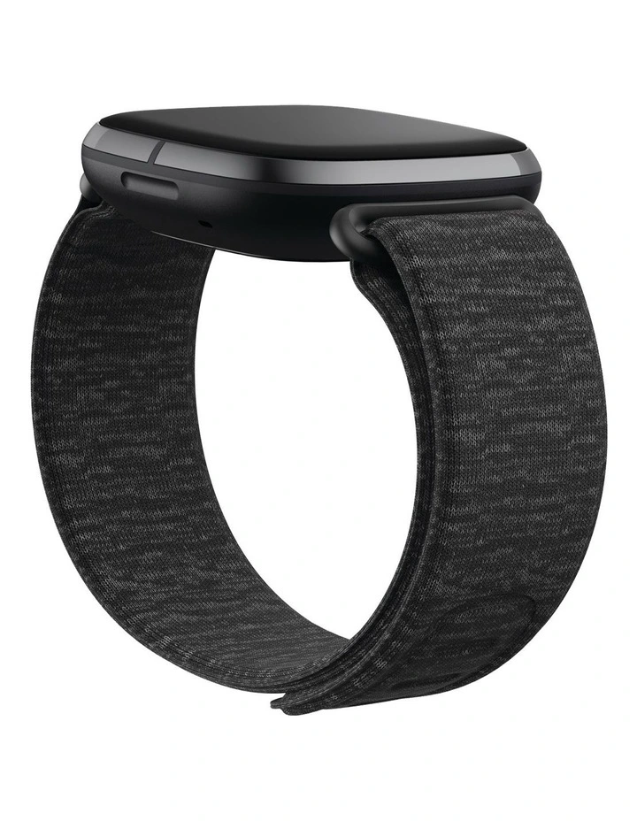 Versa 3/Sense Hook & Loop Band Charcoal Large