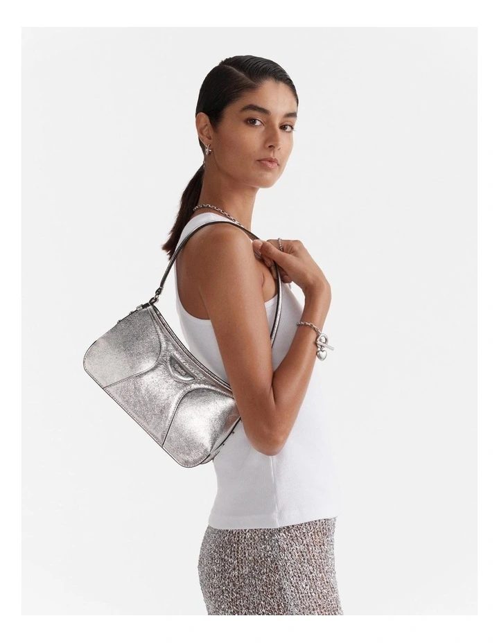 Eclipse Shoulder Bag in Silver