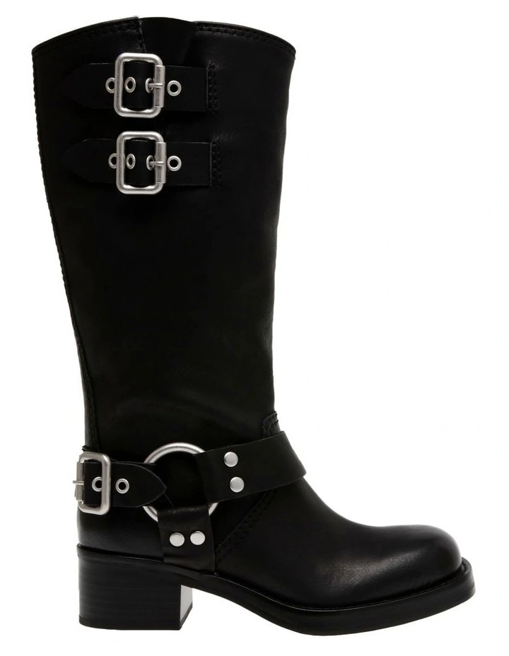 Eastern Moto Boots in Black