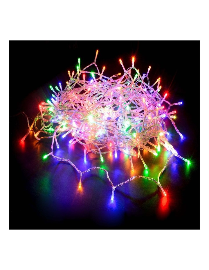 520 LED Connectable Fairy Light Chain Clear Cable in Multi