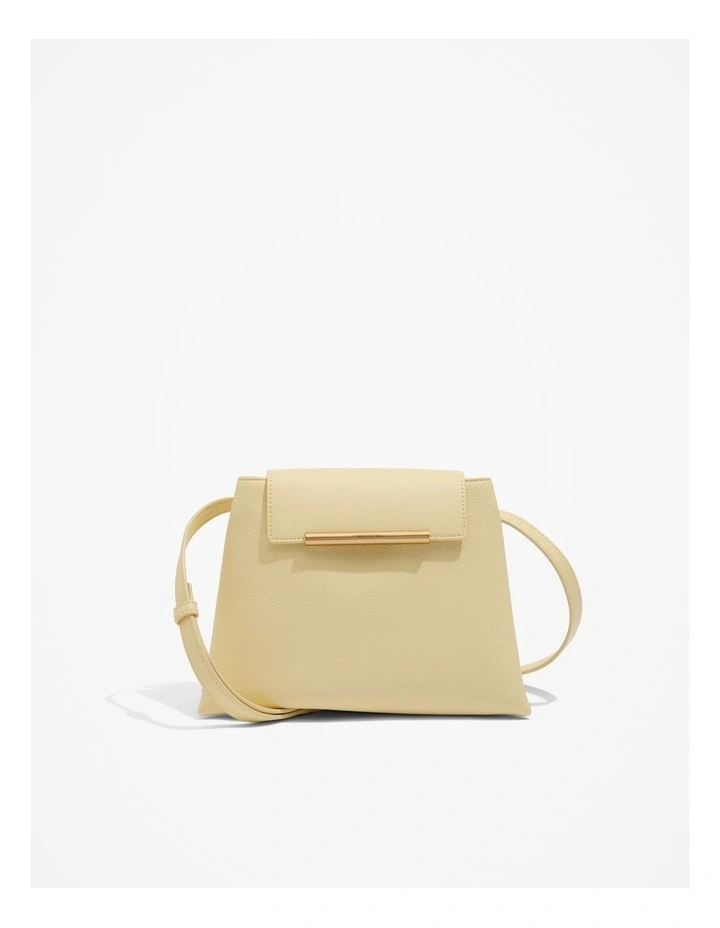Folded Detail Crossbody Bag in Lemon Sorbet
