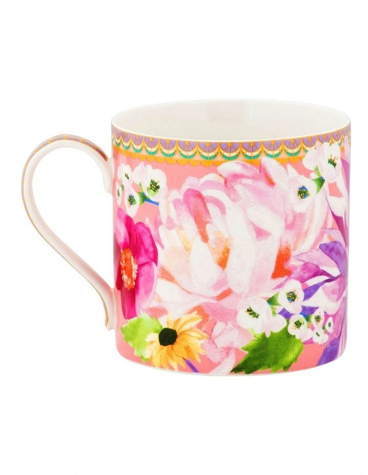 Teas & C's Dahlia Daze Mug 430ml Gift Boxed in Multi