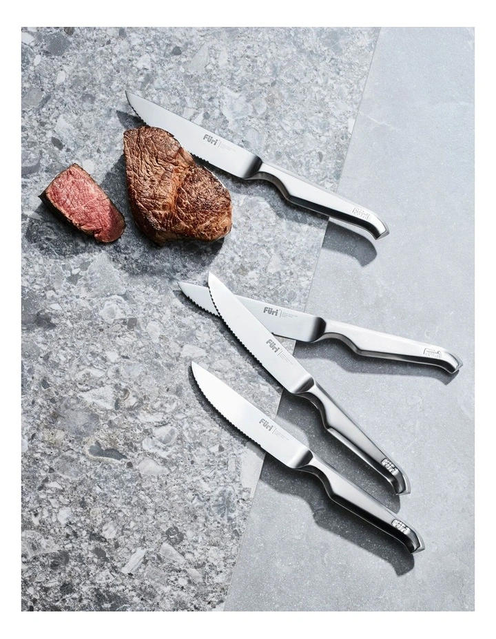 Steak Knives Set Of 4 in Silver