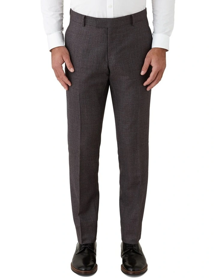 Caper Slim Fit Trouser in Purple