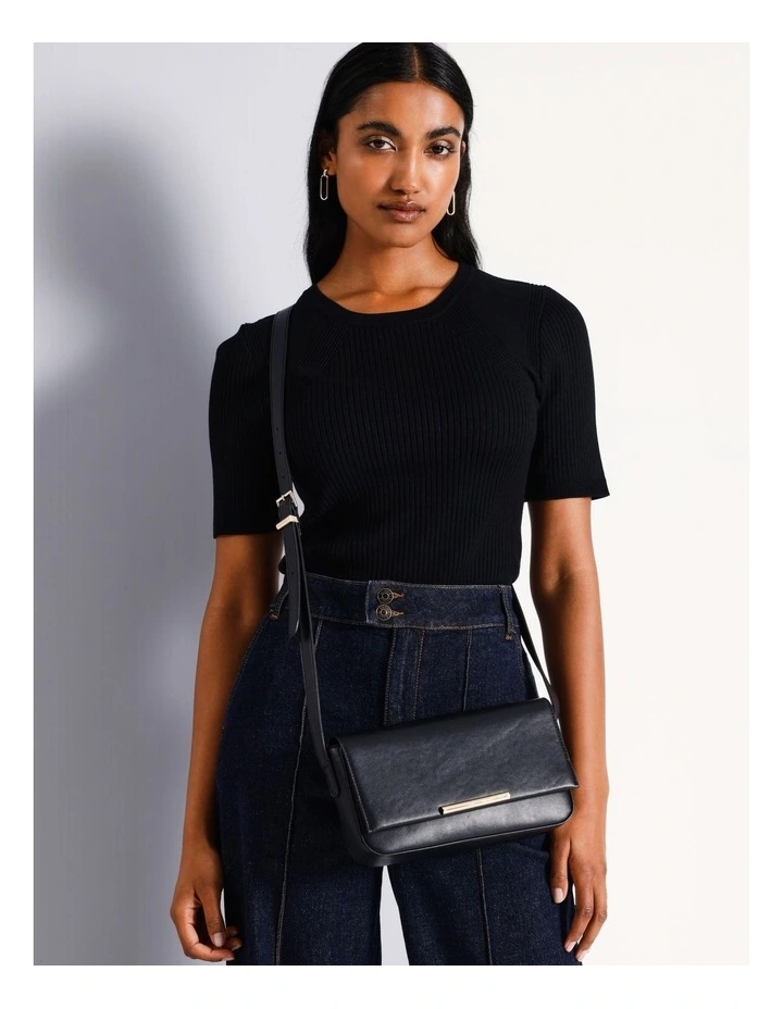 Gigi Crossbody Bag in Black