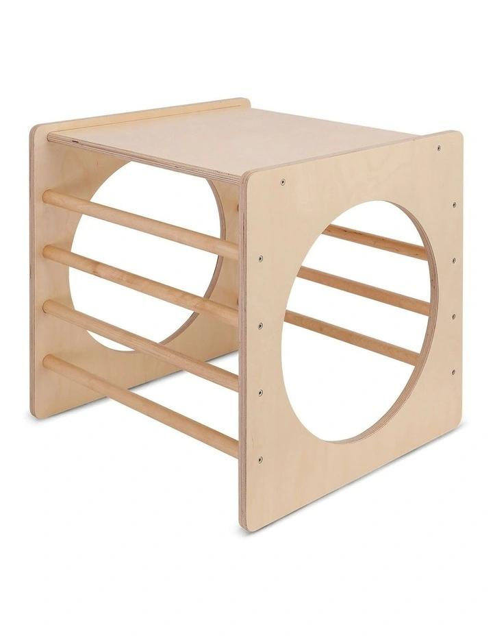 Pikler Climbing Cube in Brown