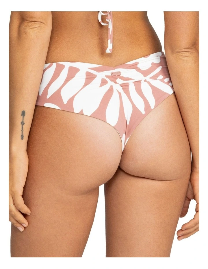 Beach Classics V Cheeky Bikini Bottom in Ash Rose