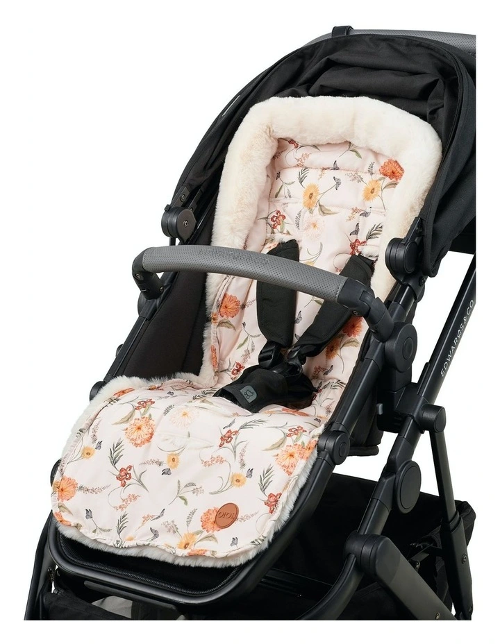 Cozy Fleece Pram Liner in Wildflower