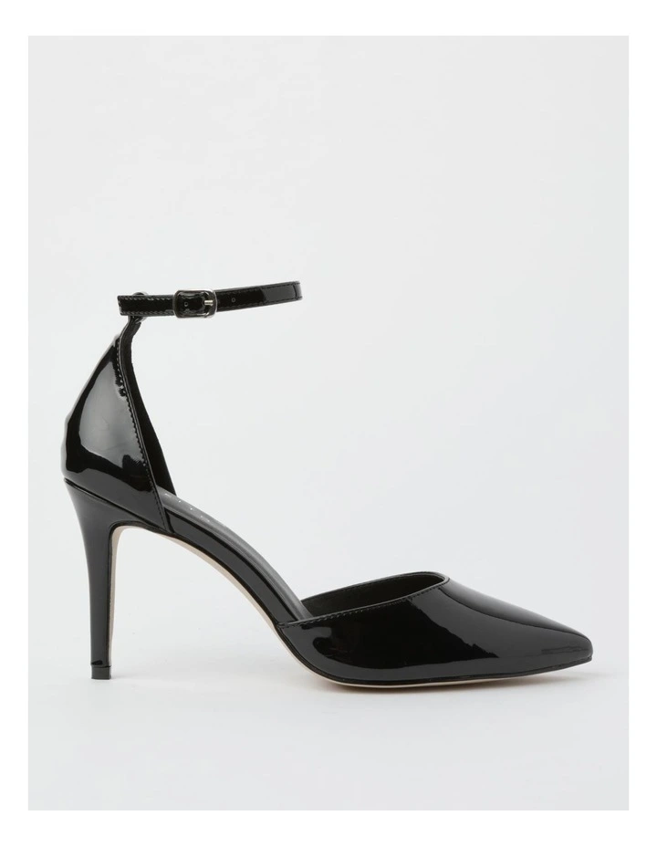 Alex Ankle Strap Heels in Black