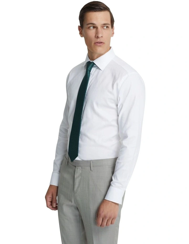 Islington Dobby Shirt in White