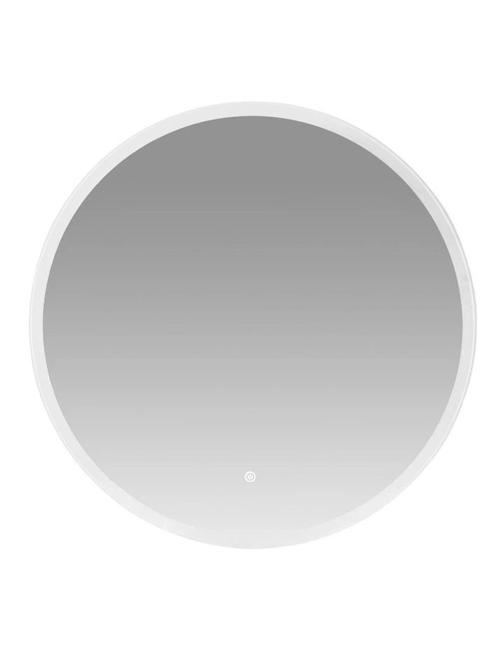 LED Round Anti-Fog Bathroom Makeup Light Decor Wall Mirror 60cm in Clear