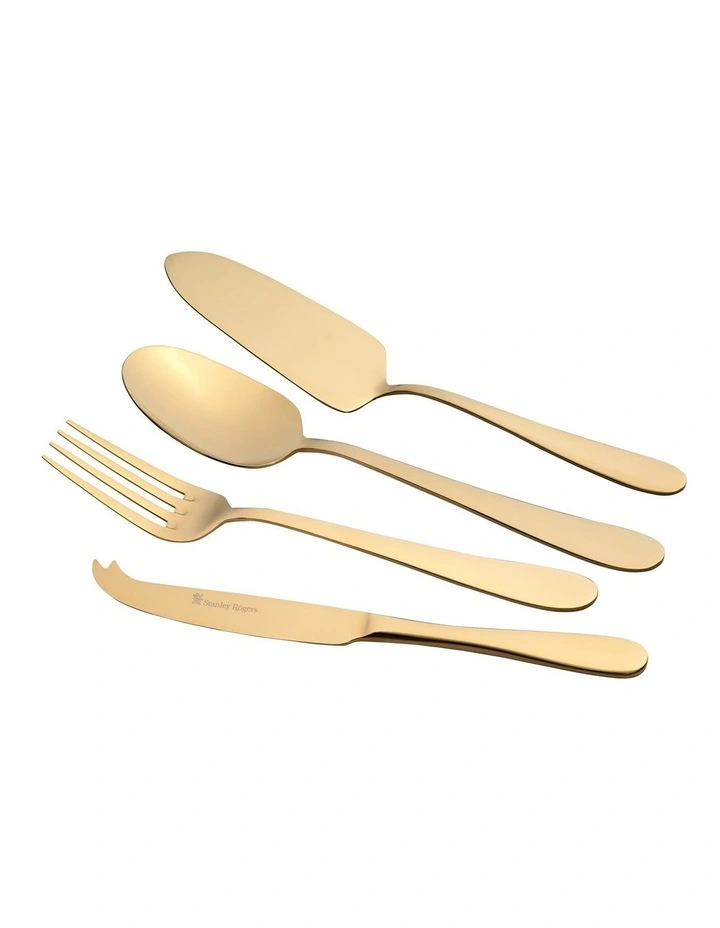 Stanley Rogers Albany Gold Hostess 4 Piece Sets in Gold
