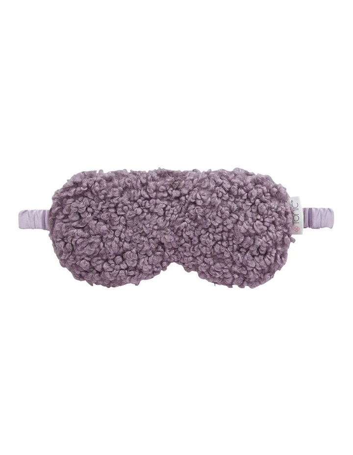 Boucle Eye Mask in Wisteria