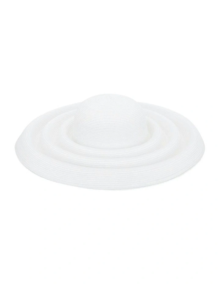 Tatyana Shell Hat in White