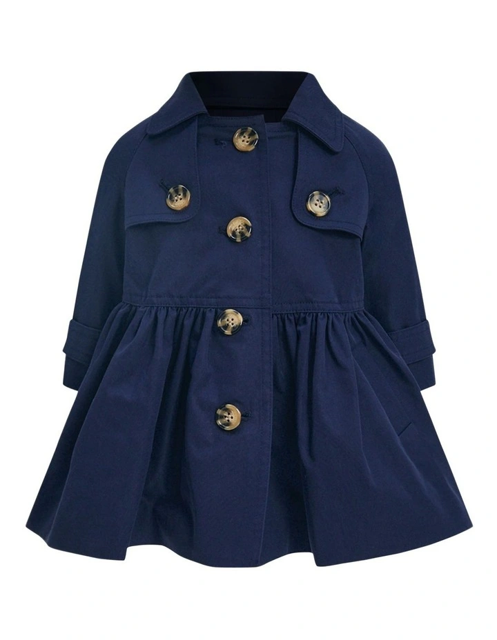 Mia Classic Trench in Navy