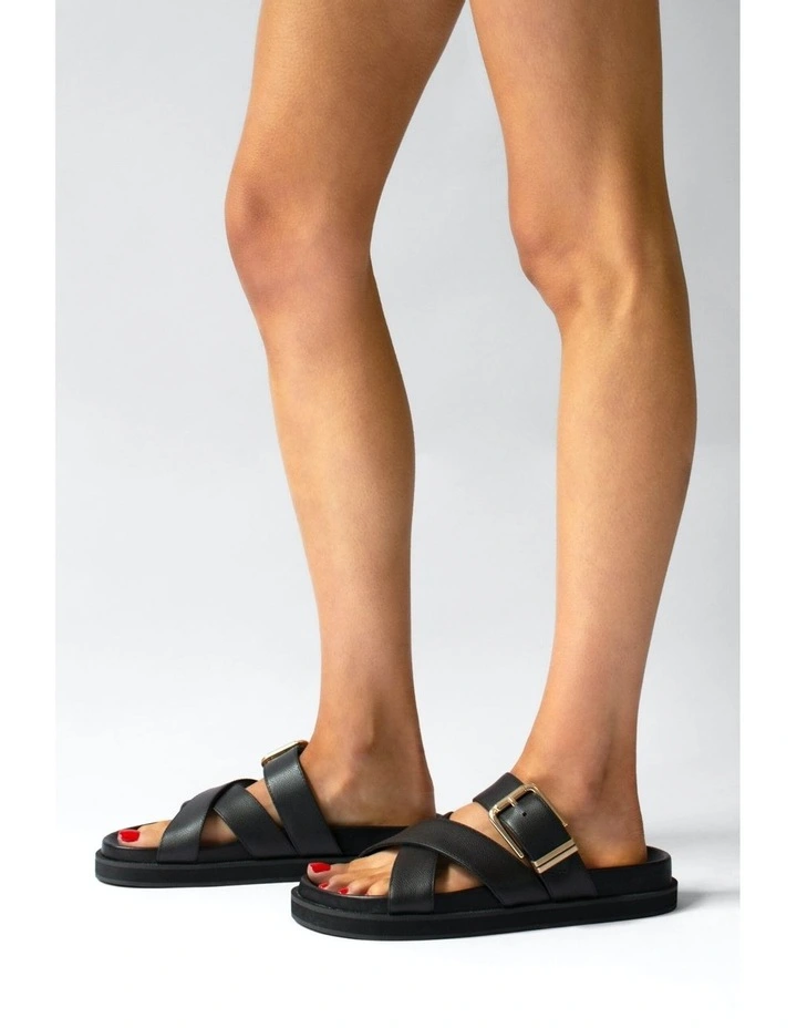 Nia I Sandals in Ebony