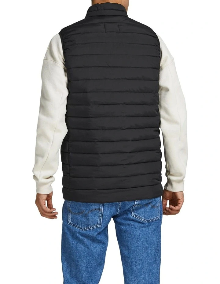 Recycle Body Warmer in Black