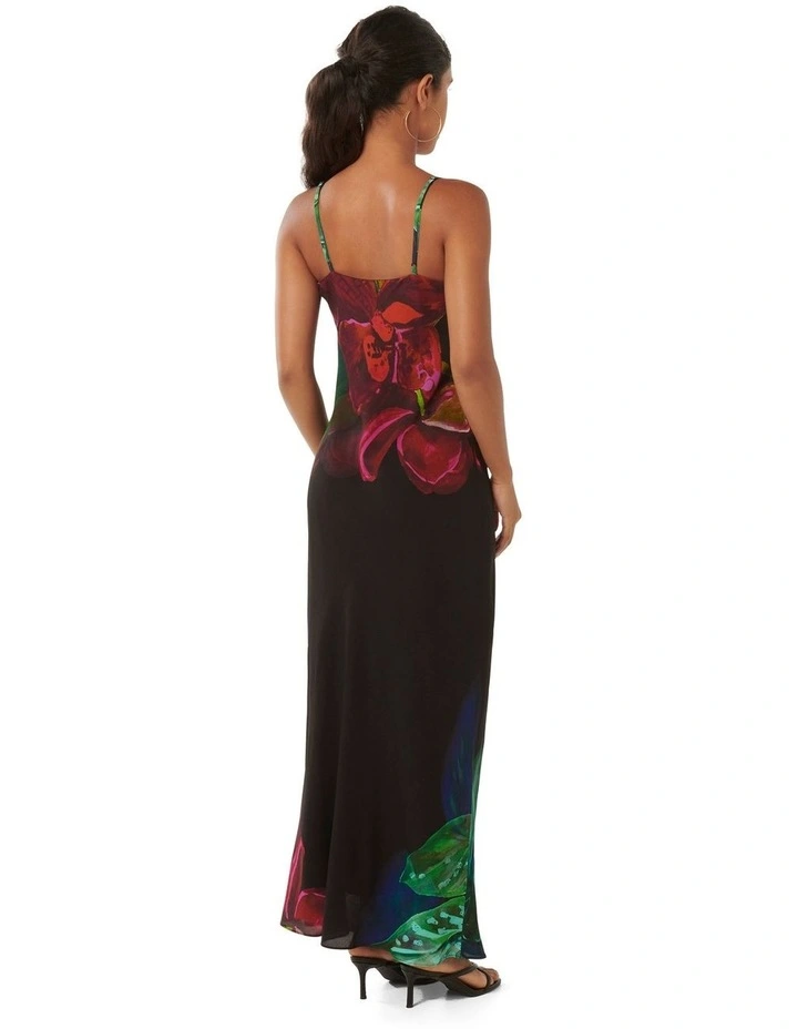 Valentina Strappy Slip Dress in Multi