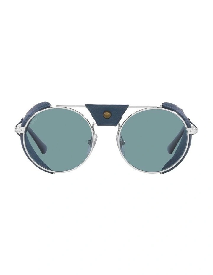 PO2496SZ Silver Polarised Sunglasses
