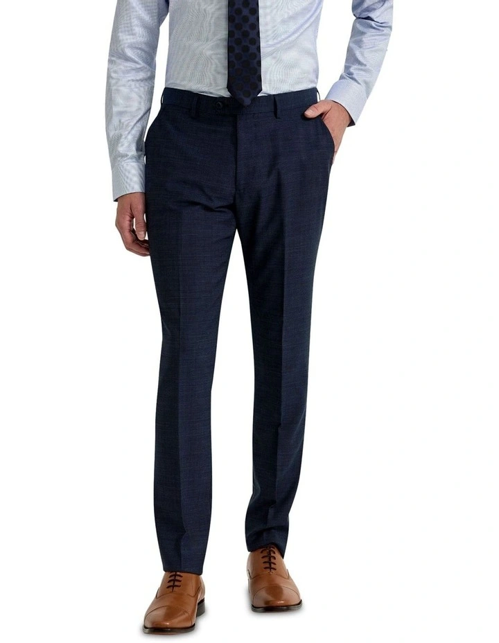 Auden Wool Stretch Suit Trousers in Blue