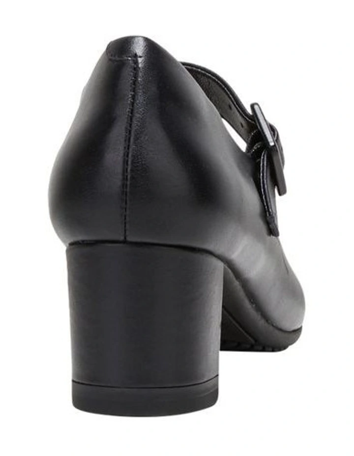 The Mary Jane Heeled Shoes in Black