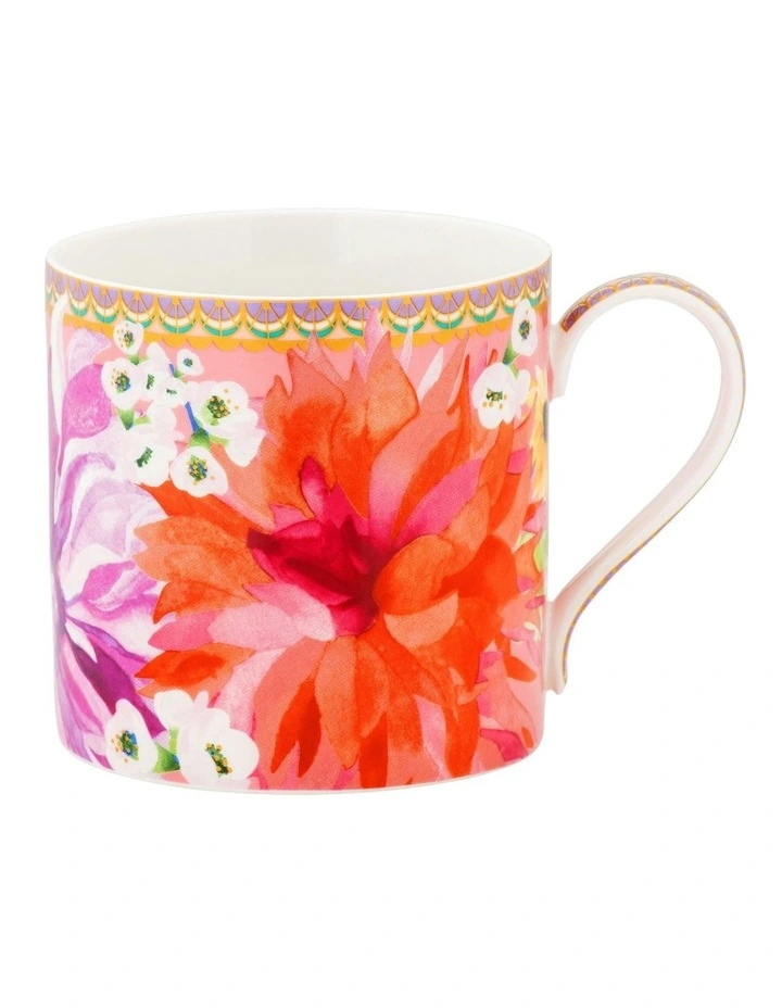 Teas & C's Dahlia Daze Mug 430ml Gift Boxed in Multi
