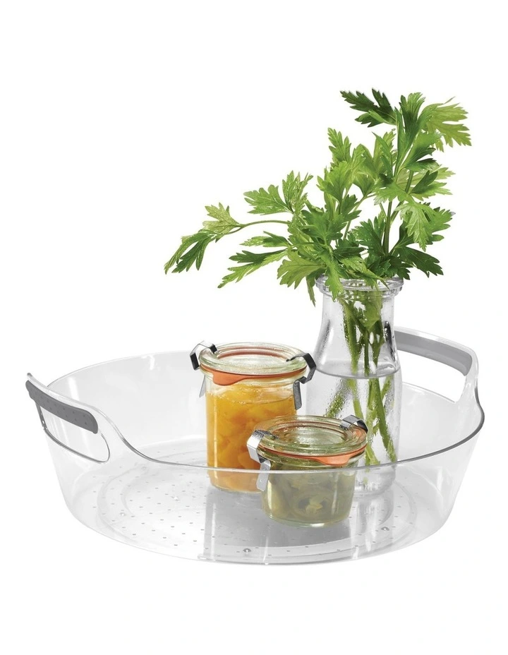 Deep Portable Turntable 29.2cm in Clear
