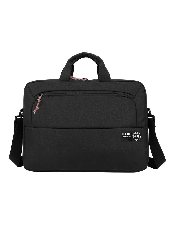 rPET Series Satchel 17 in Black